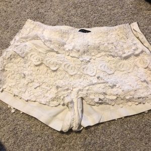 lace shorts